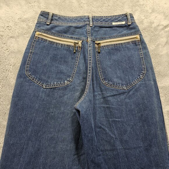 VTG Rose Hips Jeans Womens Measures 26x31 Dark Wash Zipper Pocket Relaxed - Picture 3 of 11